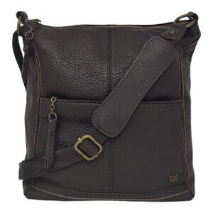 The Sak purse Crossbody Messenger Bag Leather Adjustable Brown